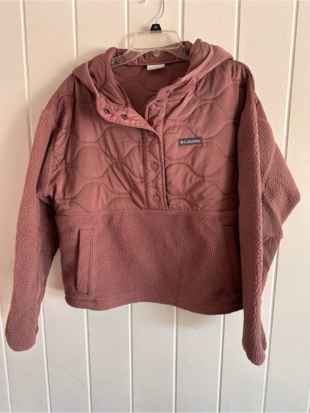 Columbia Women's Teddy Pullover Jacket - Dusty Rose